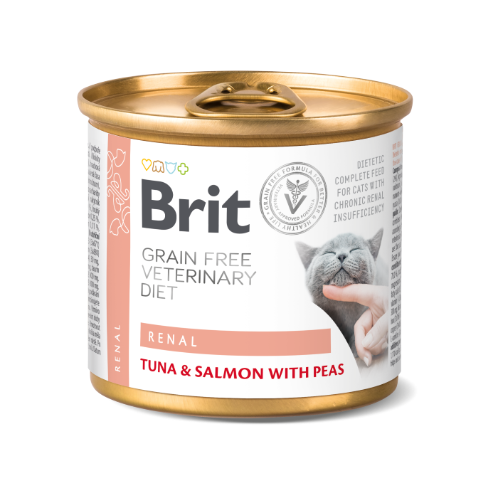 Brit Veterinary Diet Grain Free Cat Renal 200 Gr. | Zoopluto