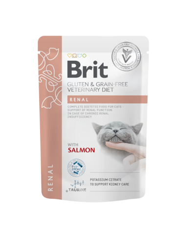 Brit Veterinary Diet Grain Free Cat Renal 85 Gr. | Zoopluto