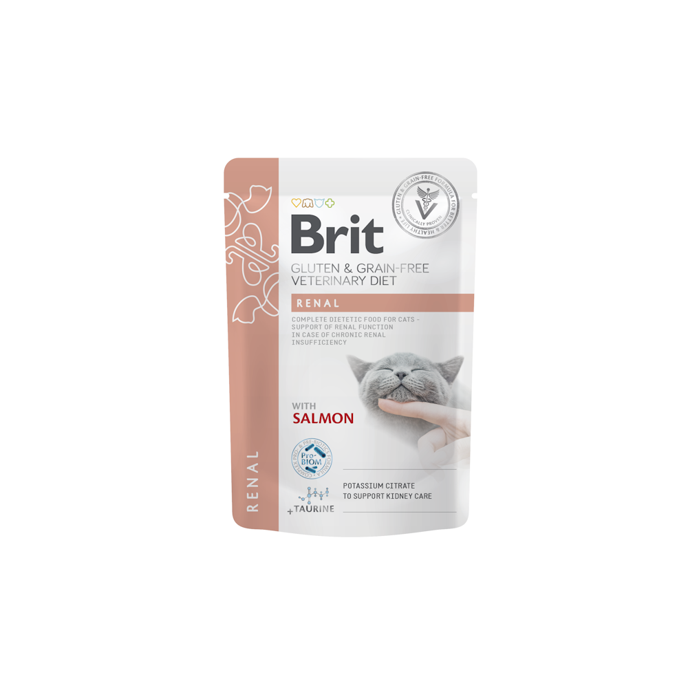 Brit Veterinary Diet Grain Free Cat Renal 85 Gr. | Zoopluto