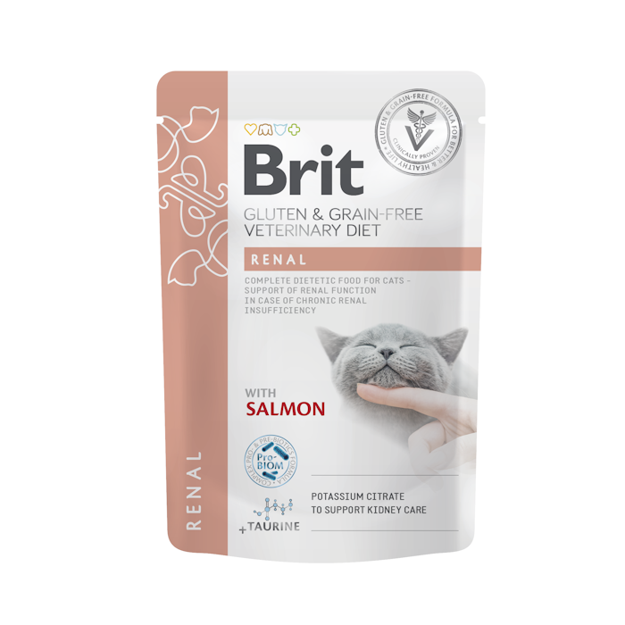 Brit Veterinary Diet Grain Free Cat Renal 85 Gr. | Zoopluto