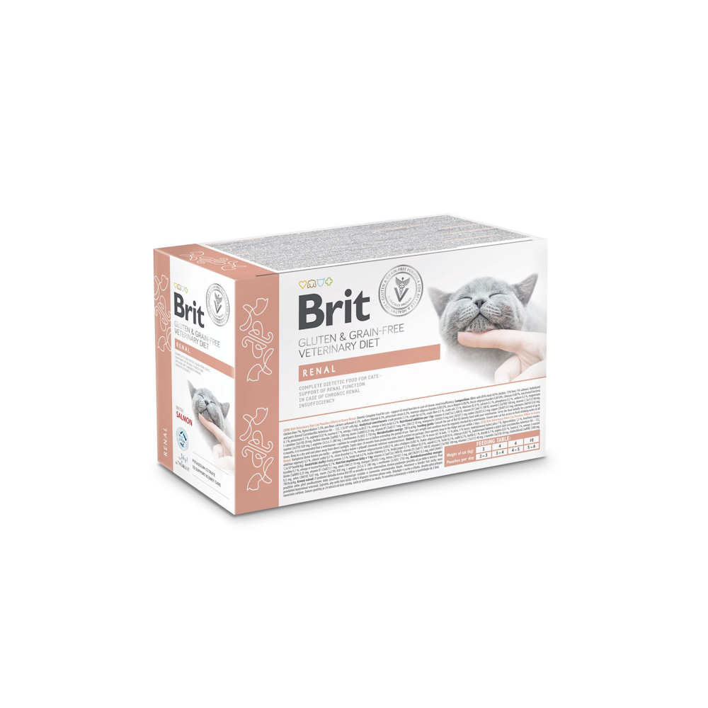 Brit Veterinary Diet Grain Free Cat Renal 85 Gr. | Zoopluto