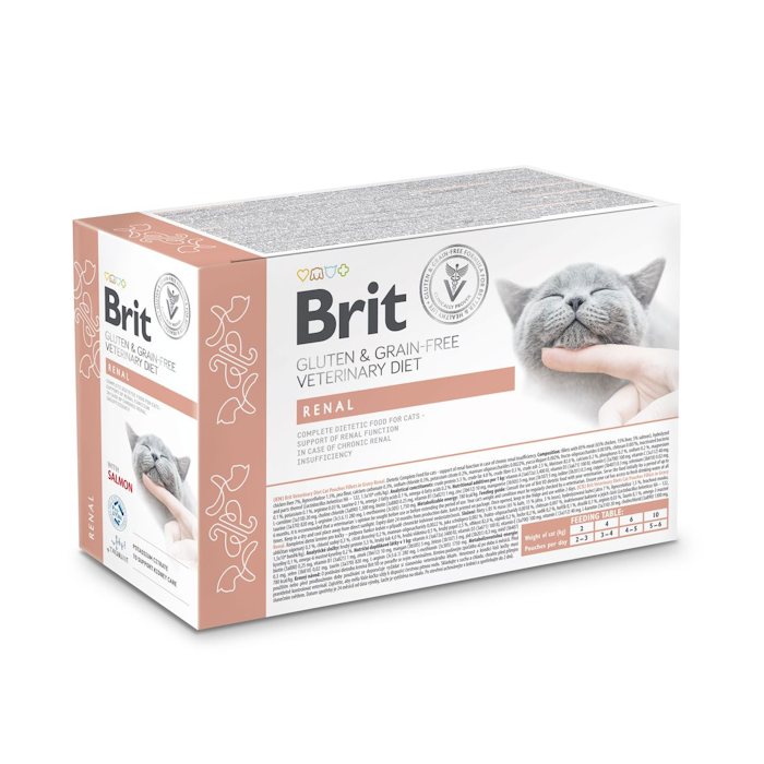 Brit Veterinary Diet Grain Free Cat Renal 85 Gr. | Zoopluto
