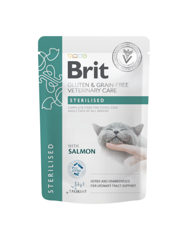 Brit Veterinary Diet Grain Free Cat Sterilizzatoilised 85 | Zoopluto