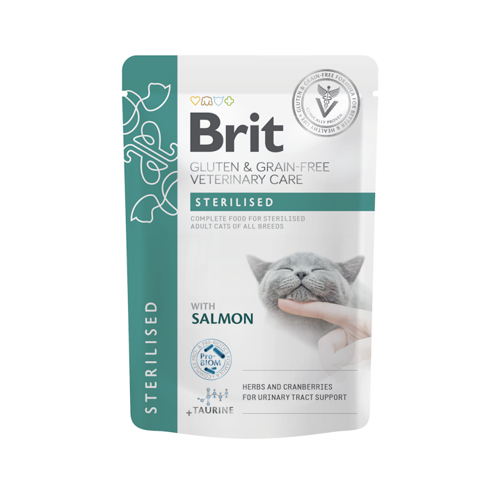Brit Veterinary Diet Grain Free Cat Sterilizzatoilised 85 | Zoopluto