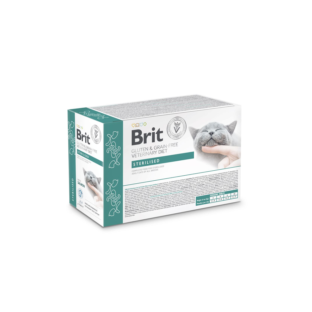 Brit Veterinary Diet Grain Free Cat Sterilizzatoilised 85 | Zoopluto