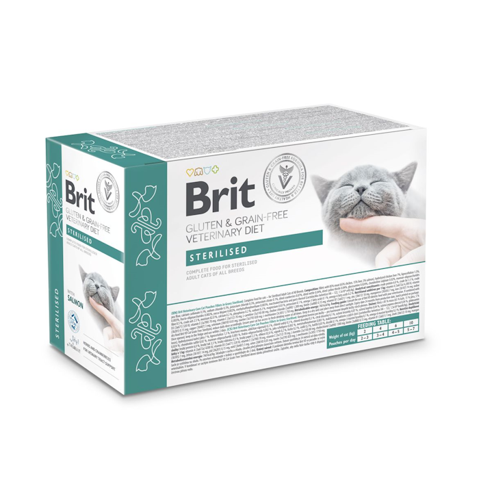 Brit Veterinary Diet Grain Free Cat Sterilizzatoilised 85 | Zoopluto