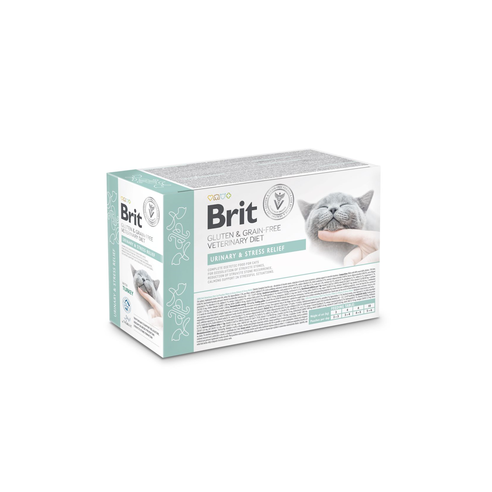Brit Veterinary Diet Cat Urinary & Stress – Umido in Bustina | Zoopluto