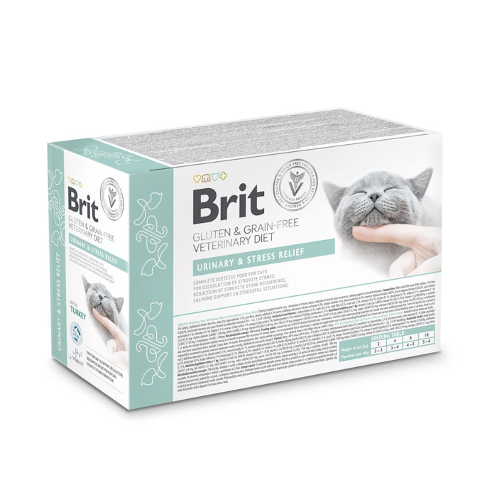 Brit Veterinary Diet Cat Urinary & Stress – Umido in Bustina | Zoopluto