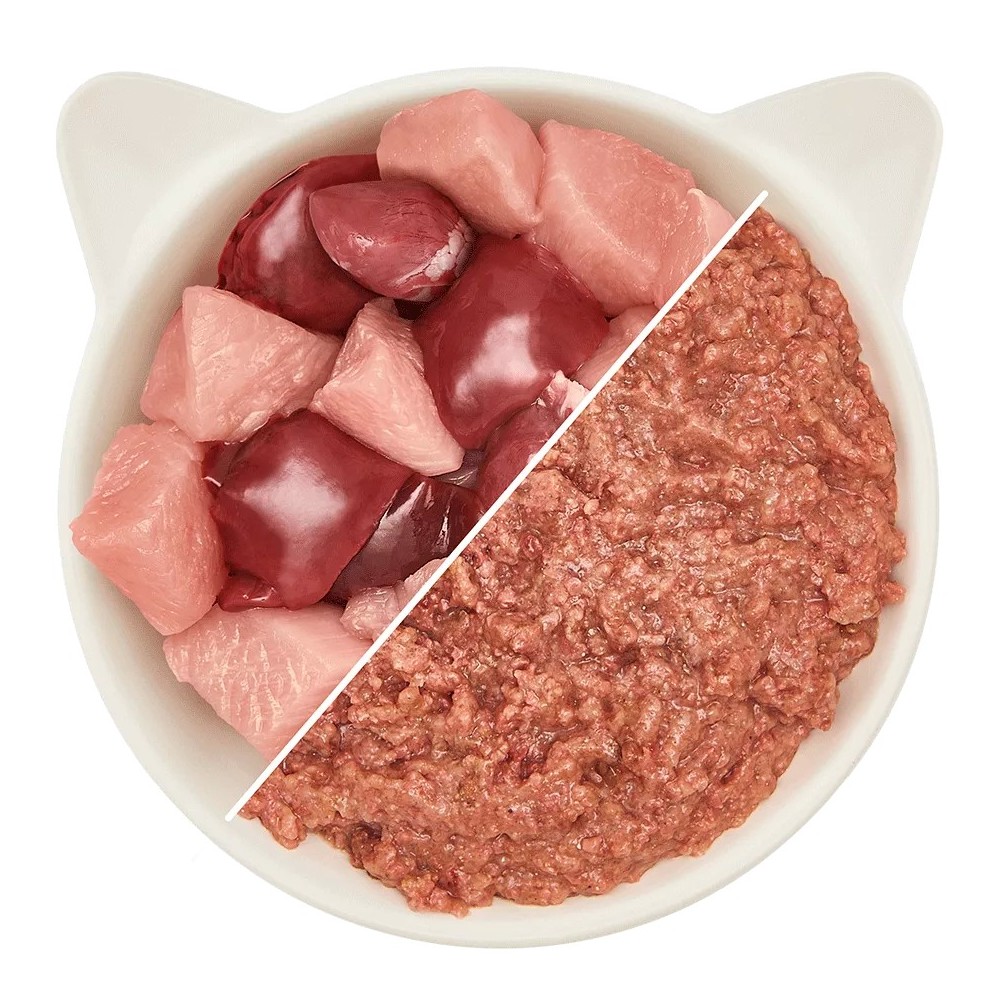 WOW Cat JUNIOR Patè Pollame e Fegato 125g - Umido per gattini in crescita