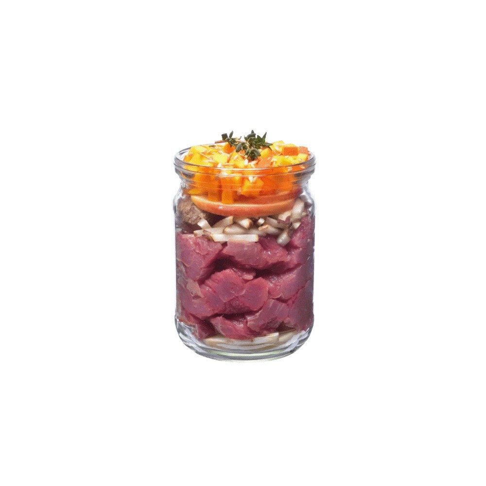 BRIT FRESH Manzo e Zucca 400g – Umido naturale per cani con carne fresca