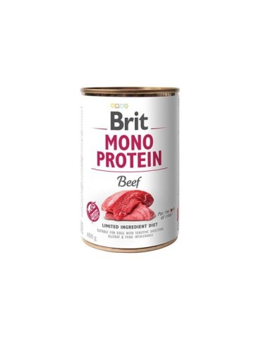 Brit Care Monoproteico Manzo 400g – Umido ipoallergenico per cani adulti