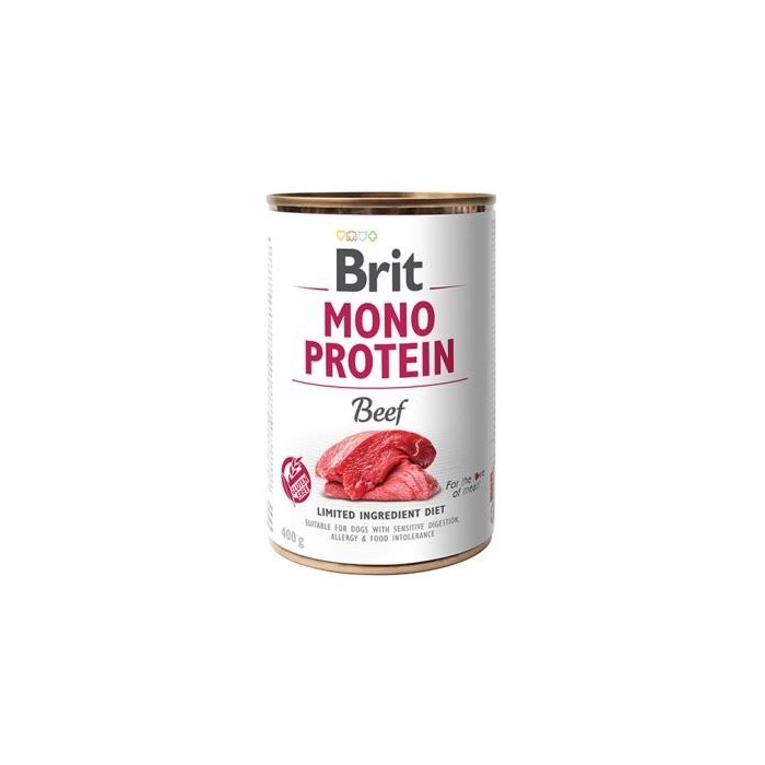Brit Care Monoproteico Manzo 400g – Umido ipoallergenico per cani adulti