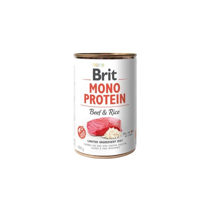 Brit Care Monoproteico Manzo e Riso Alimento Umido in | Zoopluto