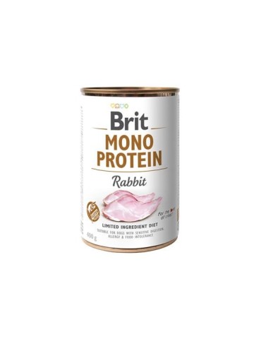 Brit Care Monoproteico Coniglio 400g - Umido naturale per cani sensibili