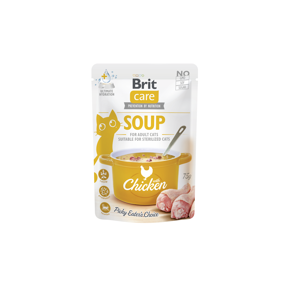 Brit Care Cat Soup Pollo Zuppa in Bustina per Gatti | Zoopluto