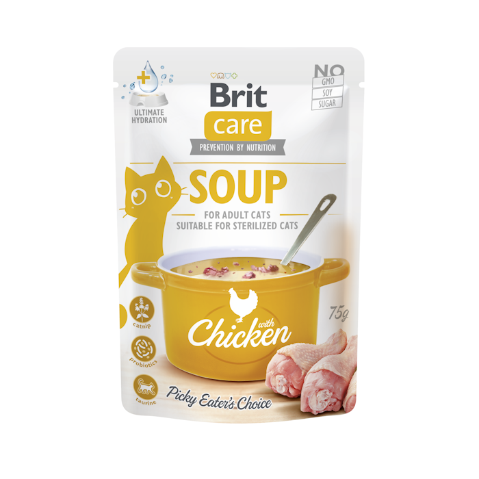 Brit Care Cat Soup Pollo Zuppa in Bustina per Gatti | Zoopluto