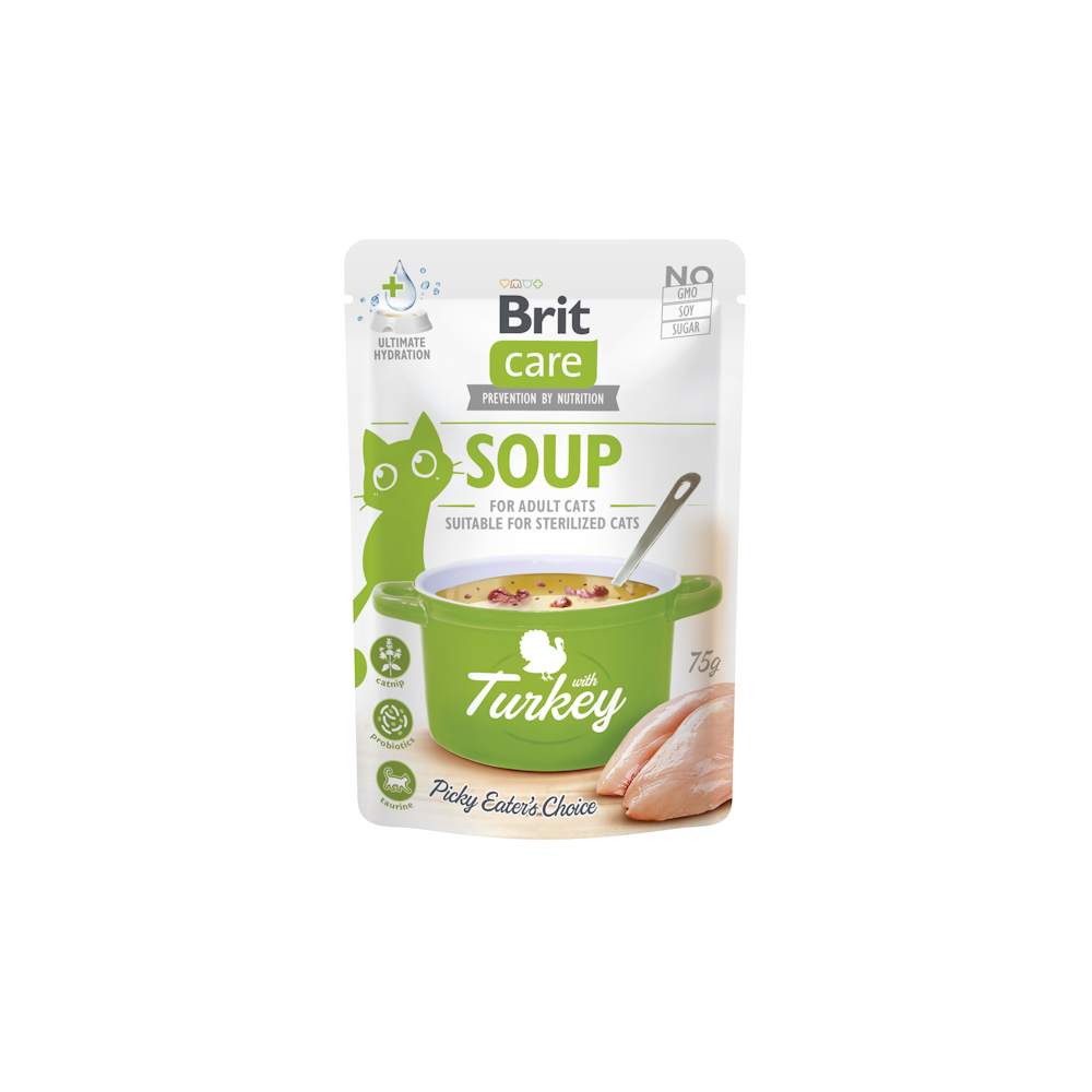 Brit Care Cat Soup Tacchino Zuppa in Bustina per Gatti | Zoopluto