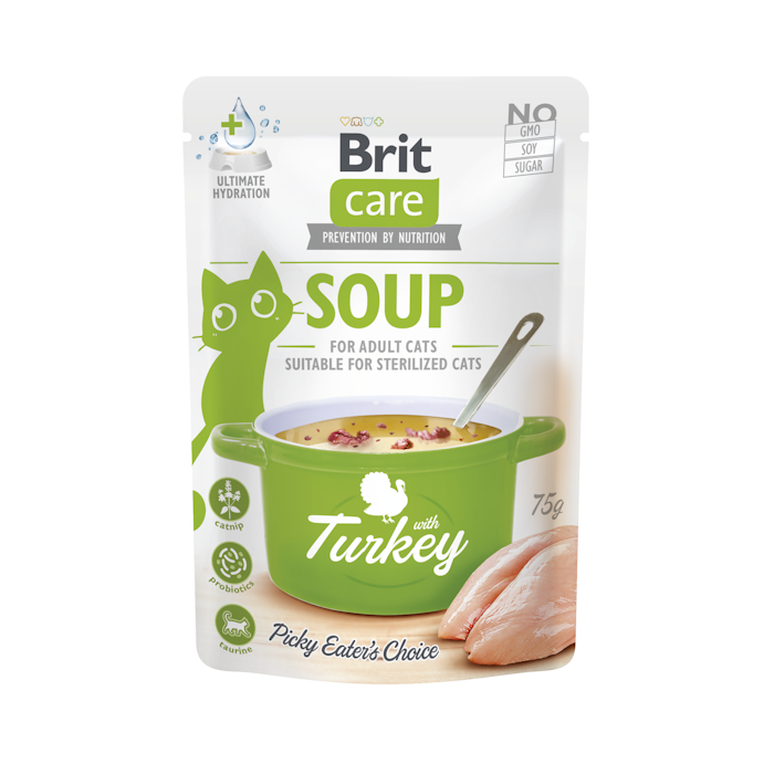 Brit Care Cat Soup Tacchino Zuppa in Bustina per Gatti | Zoopluto