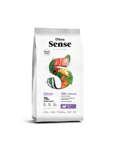 Dibaq Sense Grain Free Salmon Mini 6kg – Crocchette ipoallergeniche senza cereali al salmone