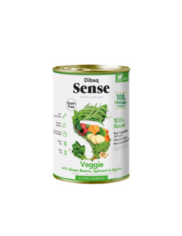 Dibaq Sense Wet Grain Free Veggie 380g – Umido Vegetariano Naturale per Cani