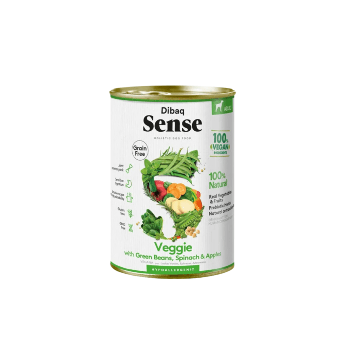 Dibaq Sense Wet Grain Free Veggie 380g – Umido Vegetariano Naturale per Cani