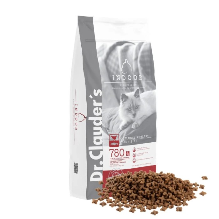 Dr.Clauder’s Super Premium Indoor 1,5 kg | Cibo secco completo per gatti indoor