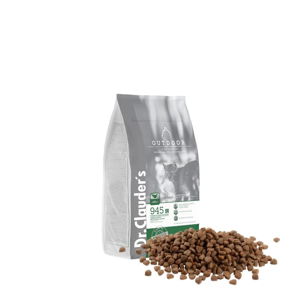 Dr.Clauder’s High Premium Outdoor 400 g | Cibo secco per gatti attivi outdoor