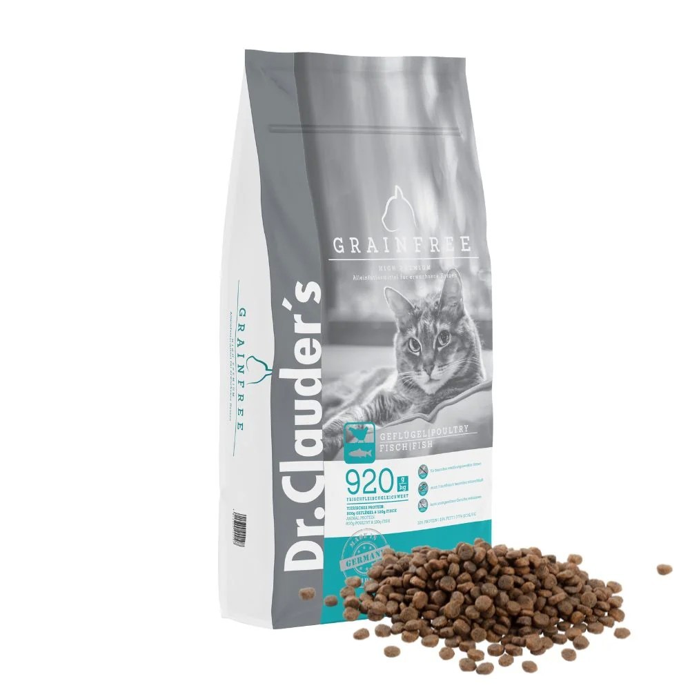Dr.Clauder’s High Premium Adult Grainfree Cat 400g | Crocchette senza cereali per gatti adulti