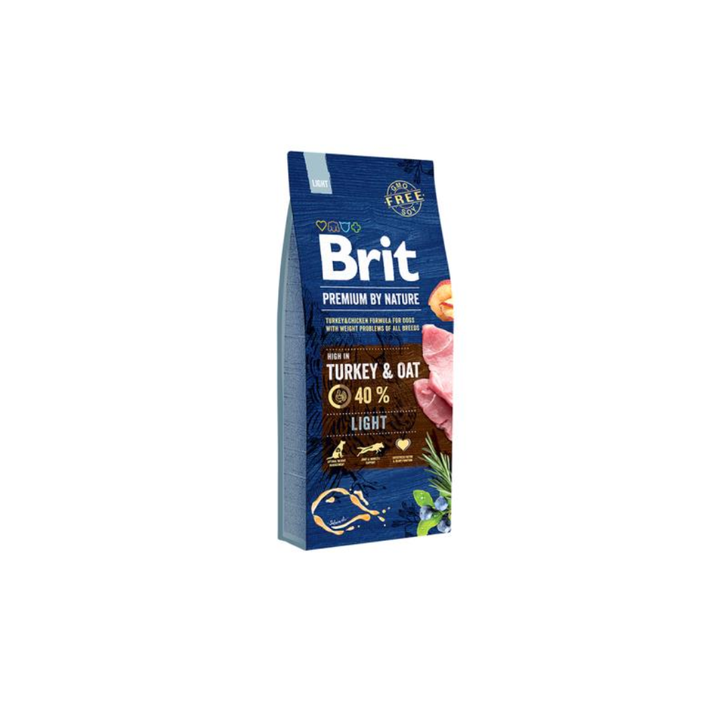 Brit Tacchino Light 15KG – Crocchette Dietetiche Cani