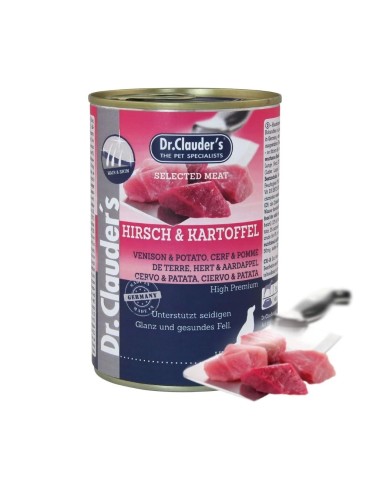 Meta Title: Dr. Clauder's Selected Meat Cervo e Patate 400g | Grain Free con Omega 3