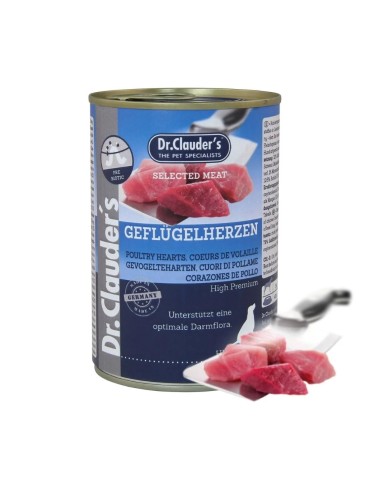 Dr. Clauder's Selected Meat Cuori di Pollo 400g | Umido Grain Free