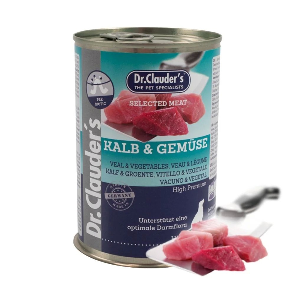 Dr. Clauder's Selected Meat Vitello e Verdure 400g | Grain Free