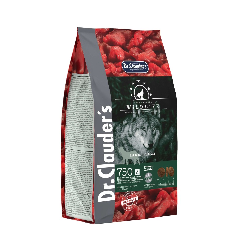 Dr. Clauder's Wildlife Agnello 350g | Crocchette Grain Free