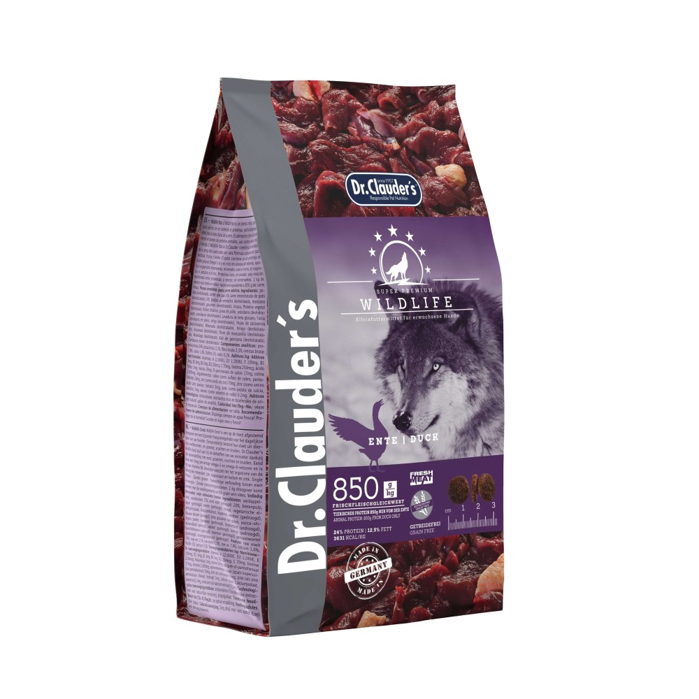 Dr. Clauder's Wildlife Anatra 350g | Crocchette Grain Free