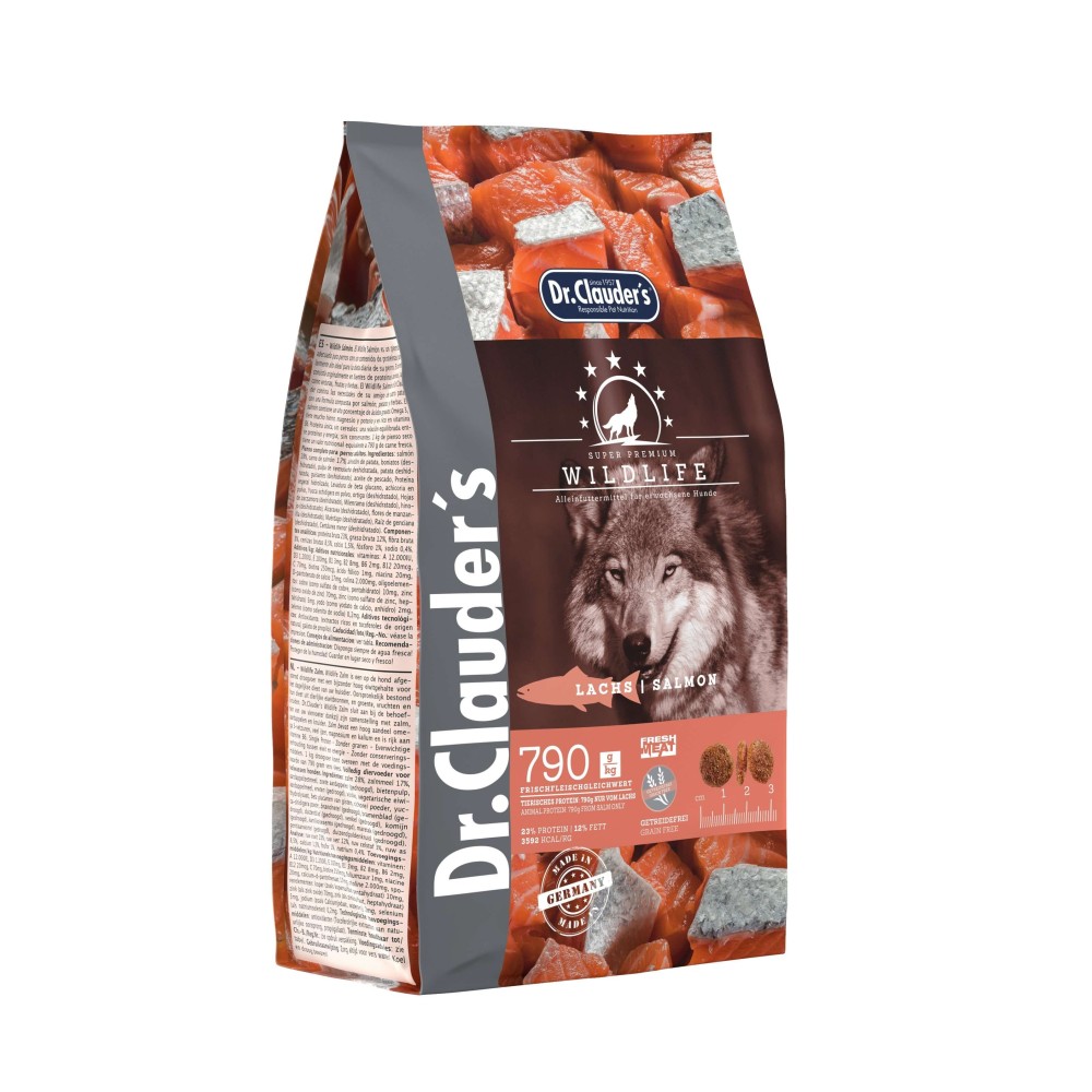 Dr. Clauder's Wildlife Salmone 350g | Crocchette Grain Free