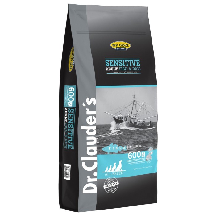 Dr. Clauder's Best Choice Pesce e Riso 12,5kg | Gluten Free Omega