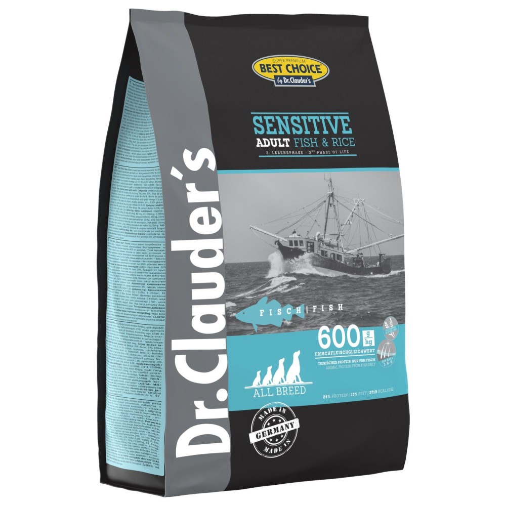 Dr. Clauder's Best Choice Pesce e Riso 4kg | Gluten Free Omega