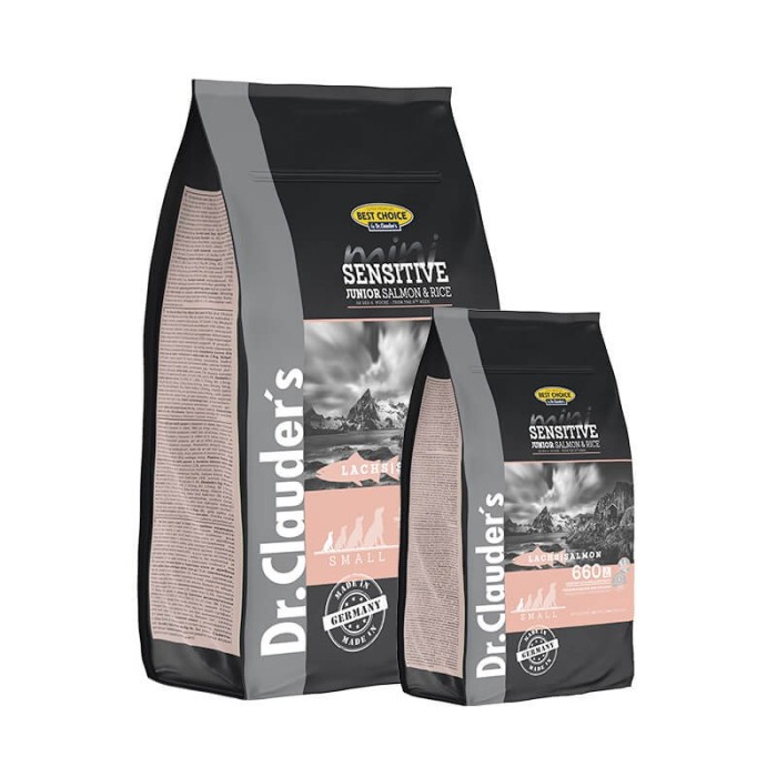 Dr. Clauder's Mini Junior Salmone e Riso 2kg | Cuccioli Sensibili