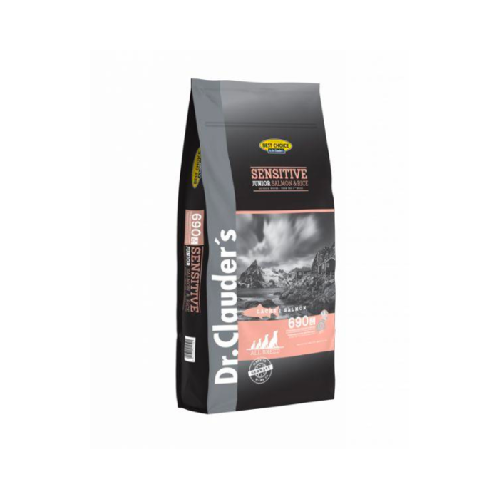 Dr. Clauder's Junior Salmone e Riso 12,5kg | Monoproteico Cuccioli