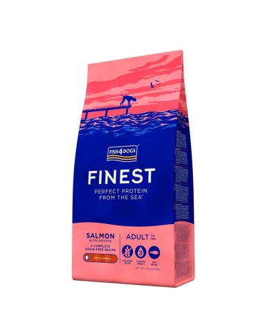 Fish4Dogs Finest Salmone e Patate 12kg | Crocchette Grandi Grain Free