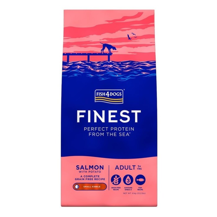 Fish4Dogs Finest Salmone e Patate Small Kibble 6kg | Grain Free