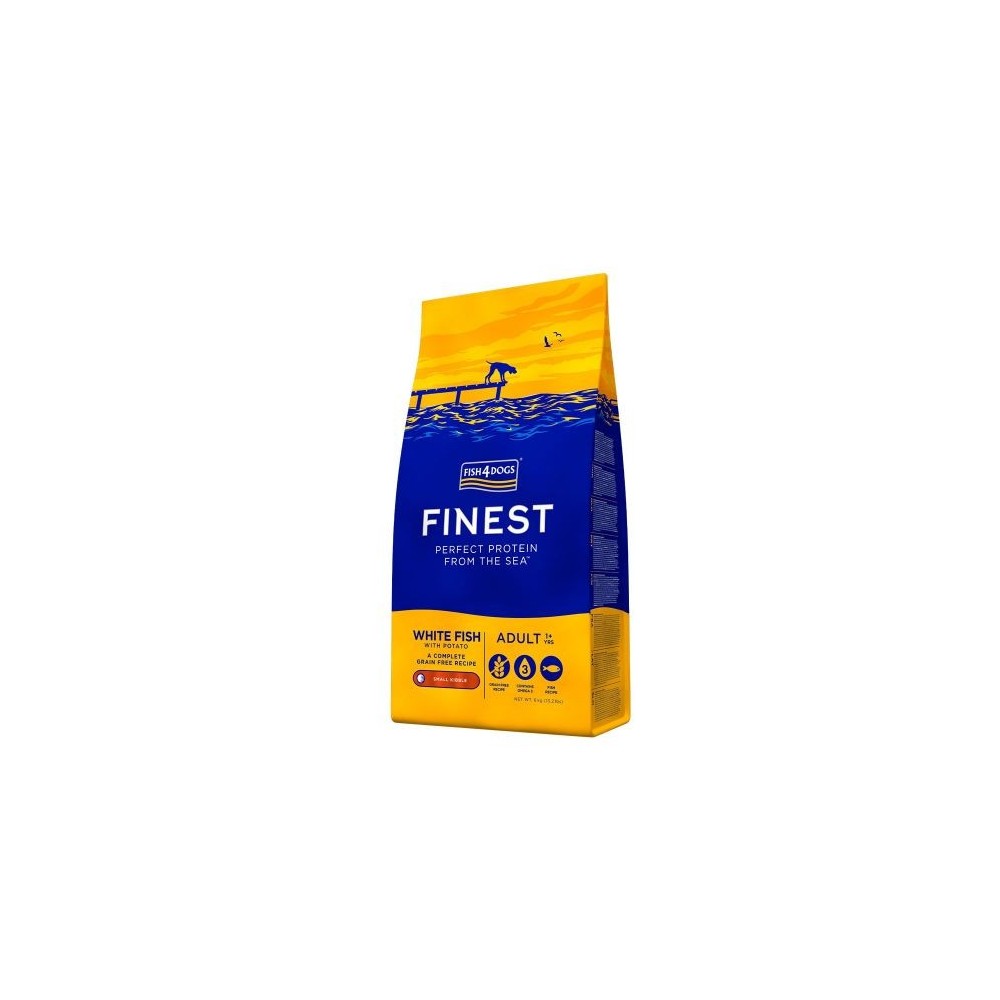 Fish4Dogs Finest Pesce Bianco Large Kibble 12kg | Grain Free
