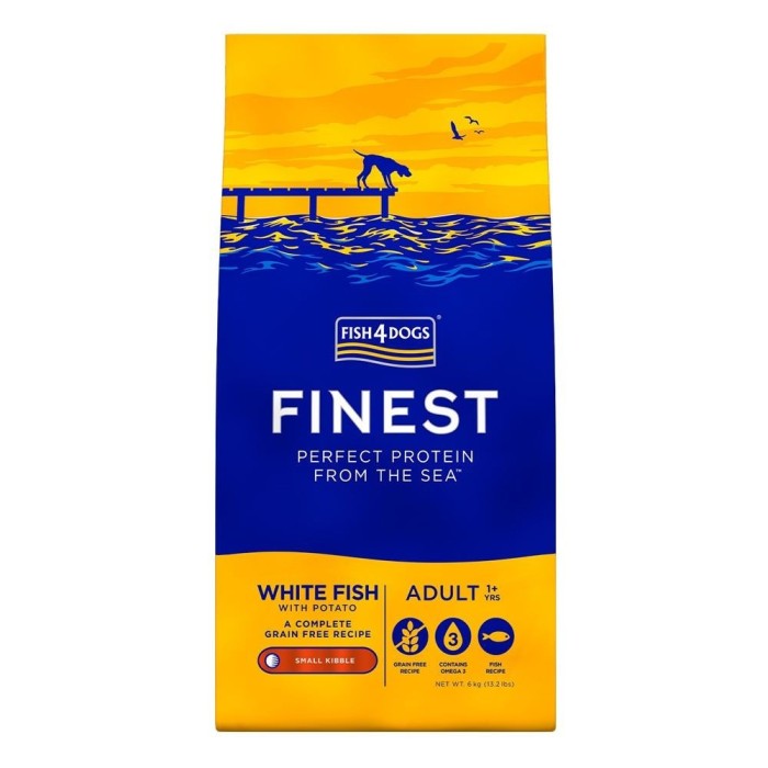 Fish4Dogs Finest Pesce Bianco Small Kibble 1,5kg | Grain Free