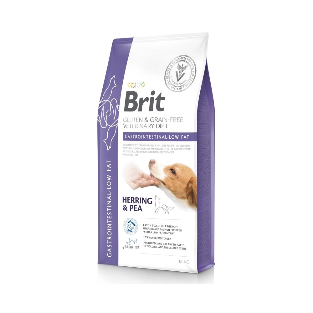Brit Veterinary Diet Gastrointestinal Low Fat 12kg | Pancreatite Grain Free