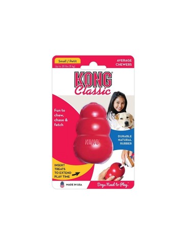 KONG Classic Small | Gioco Gomma per Cani Piccoli e Cuccioli