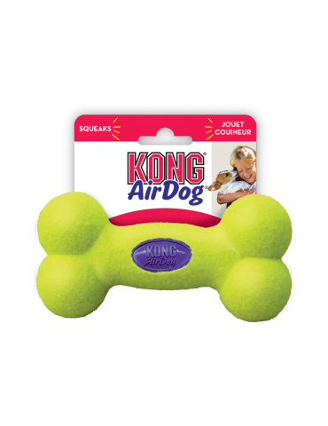 KONG AirDog Squeaker Bone Medium | Osso di Tennis Sonoro per Cani