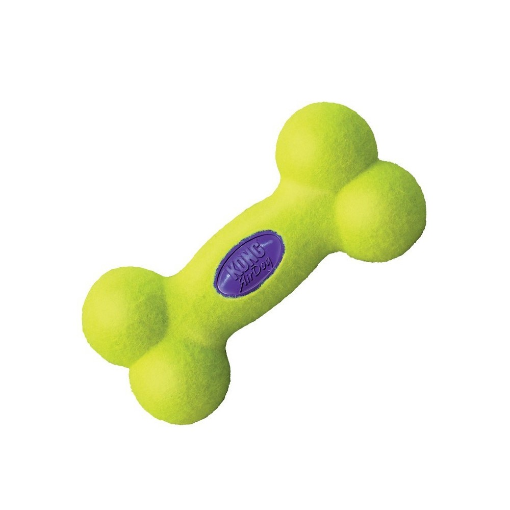 KONG AirDog Squeaker Bone Medium | Osso di Tennis Sonoro per Cani