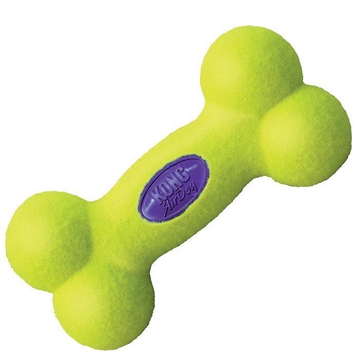 KONG AirDog Squeaker Bone Medium | Osso di Tennis Sonoro per Cani