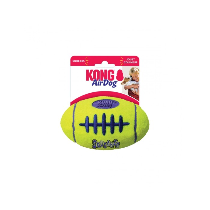KONG AirDog Squeaker Football Medium | Palla Football per Cani Medi
