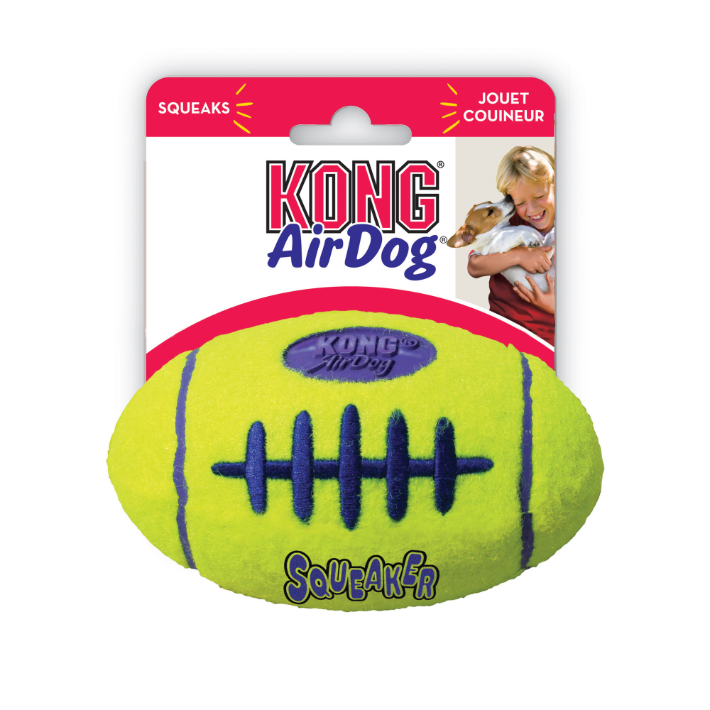KONG AirDog Football Small | Palla Sonora per Cani Piccoli